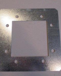 Connection f/E80 Elev. t/Q20 rotary valve semi-finished M&M